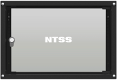 Шкаф коммутационный NTSS LIME (NTSS-WL6U5535GS-BL) настенный 6U 550x350мм пер.дв.стекл несъемн.бок.пан. 30кг черный