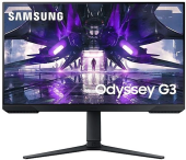 Монитор Samsung 27" Odyssey G3 S27AG300NIXC черный VA LED 1ms 16:9 HDMI матовая HAS Piv 250cd 178гр/178гр 1920x1080 144Hz FreeSync Premium DP FHD 5.3кг от магазина РЭССИ