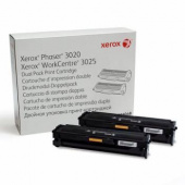 Картридж лазерный Xerox 106R03048 черный x2упак. (3000стр.) для Xerox Ph 3020/WC 3025 от магазина РЭССИ