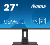 Монитор Iiyama 27" ProLite XUB2793HS-B4 черный IPS LED 16:9 HDMI M/M матовая HAS Piv 300cd 178гр/178гр 1920x1080 VGA DP FHD 6.7кг от магазина РЭССИ
