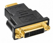 Переходник Buro HDMI-19M-DVI-I(F)-ADPT DVI-I(f) HDMI (m) черный от магазина РЭССИ