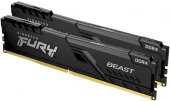 Память DDR4 2x32GB 2666MHz Kingston KF426C16BBK2/64 Fury Beast Black RTL Gaming PC4-21300 CL16 DIMM 288-pin 1.2В kit Intel dual rank с радиатором Ret от магазина РЭССИ