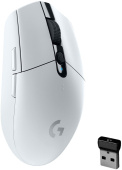 Мышь Logitech G305 белый оптическая (12000dpi) беспроводная USB (5but) от магазина РЭССИ