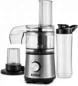 Кухонный комбайн Kitfort КТ-1386 400Вт серебристый/черный от магазина РЭССИ
