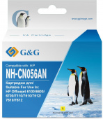 Картридж струйный G&G GG-CN056AN желтый (14мл) для HP Officejet 6100/6600/6700/7110/7510 от магазина РЭССИ