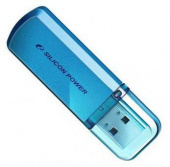 Флеш Диск Silicon Power 64Gb Helios 101 SP064GBUF2101V1B USB2.0 синий от магазина РЭССИ