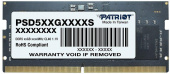 Память DDR5 8Gb 4800MHz Patriot PSD58G480041S RTL PC5-38400 CL40 SO-DIMM 260-pin 1.1В single rank Ret от магазина РЭССИ