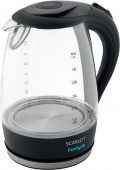 Чайник электрический Scarlett SC-EK27G74 1.7л. 2200Вт черный (корпус: стекло) от магазина РЭССИ
