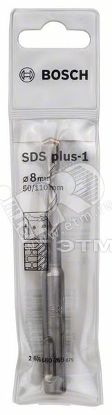 Бур по бетону SDS-plus-1 8x50x110 от магазина РЭССИ