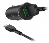 АЗУ USB Hoco Z39 (18W, QC3.0, 2 порта) Черный от магазина РЭССИ