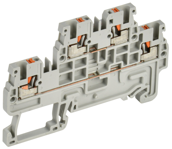 ARMAFIX Клемма пружин. Push-in CP-ML 2 ур. 1,5мм2 серая IEK от магазина РЭССИ
