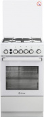 Плита Газовая De Luxe 5040.40г (кр) ЧР-012 серый (стеклянная крышка) реш.чугун от магазина РЭССИ
