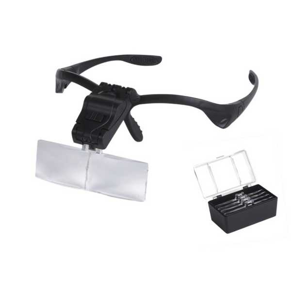 Линза-очки х3,5 MG9892B с подсветкой от магазина РЭССИ