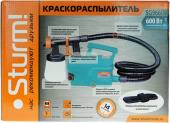 Краскопульт Sturm! SG9660B 600Вт бак:700мл 1.1л/мин от магазина РЭССИ