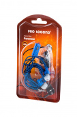 Наушники Pro Legend Bass PL5005 затычки, ткань, синие, 20-20kHz, 102#3dB, 32 Ом, шнур 1м, gold BL1 от магазина РЭССИ