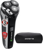 Бритва роторная Polaris PMR 0305R wet&dry PRO 5 blades реж.эл.:3 питан.:аккум. черный от магазина РЭССИ