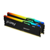 Память DDR5 2x8GB 5200MHz Kingston KF552C36BBEAK2-16 Fury Beast Black Expo RGB RTL Gaming PC5-41600 CL36 DIMM 288-pin 1.25В kit single rank с радиатором Ret от магазина РЭССИ