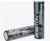Аккумулятор Robiton Li18650-2200NP без защиты от магазина РЭССИ