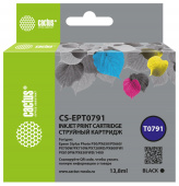 Картридж струйный Cactus CS-EPT0791 черный (13.8мл) для Epson Stylus Photo 1400/1500/PX700/710 от магазина РЭССИ