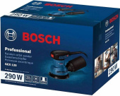 Эксцентриковая шлифмашина Bosch GEX 125 290Вт D125мм (06013A8020) от магазина РЭССИ