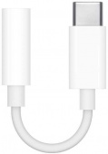 Переходник Apple MU7E2ZM/A Jack 3.5 (f)-USB Type-C (m) белый от магазина РЭССИ