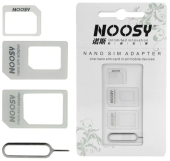 Набор адаптеров NOOSY SIM/NanoSIM/MicroSIM от магазина РЭССИ
