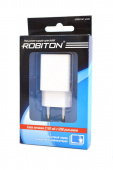 Адаптер/блок питания ROBITON USB2100 white BL1 от магазина РЭССИ