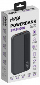 Мобильный аккумулятор Hiper SM20000 20000mAh 2.4A 2xUSB черный (SM20000 BLACK) от магазина РЭССИ