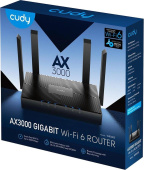 Роутер беспроводной Cudy WR3000 AX3000 10/100BASE-TX/Wi-Fi черный от магазина РЭССИ