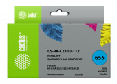 Заправочный набор Cactus CS-RK-CZ110-112 многоцветный 3x90мл для HP DJ IA 3525/5525/4515/4525 от магазина РЭССИ