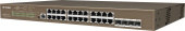 Коммутатор IP-Com G5328P-24-410W (L3) 24x1Гбит/с 4xКомбо(1000BASE-T/SFP) 4SFP 24PoE 370W управляемый от магазина РЭССИ