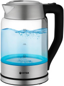 Чайник электрический Vitek VT-7043 1.7л. 2200Вт разноцветный корпус: стекло от магазина РЭССИ