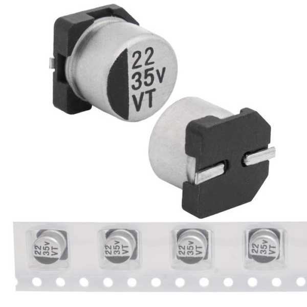 22 uF 35 V 105C 5*5.4 VT от магазина РЭССИ