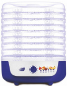 Сушка для фруктов и овощей Великие Реки Волга-8 8под. 500Вт прозрачный от магазина РЭССИ