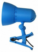 Светильник Трансвит НАДЕЖДА1MINI (NADEZHDA1MINI/BLU) настольный на прищепке E27 синий лазурь 40Вт от магазина РЭССИ