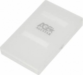 Внешний корпус для HDD/SSD AgeStar SUBCP1 SATA USB2.0 пластик белый 2.5" от магазина РЭССИ