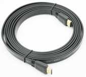 Кабель аудио-видео FLAT HDMI (m)/HDMI (m) 3м. черный от магазина РЭССИ