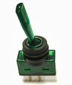 Тумблер: ASW-13-101 on-off 2P зеленый от магазина РЭССИ