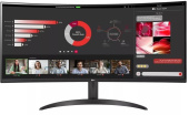 Монитор LG 34" UltraWide 34WR50QK-B черный VA LED 21:9 HDMI матовая 300cd 178гр/178гр 3440x1440 100Hz DP WQ 5.9кг от магазина РЭССИ