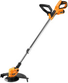 Триммер электрический Deko DKTR12 1х2.5Ач аккум. реж.эл.:леска/нож/диск от магазина РЭССИ