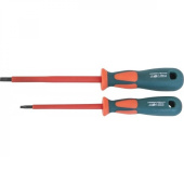 Шлицевая диэлектрическая отвертка Jonnesway SL DV13S5125 (D19S5125) 55х125мм от магазина РЭССИ