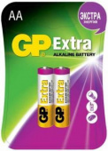 Батарея GP Extra Alkaline 15AX LR6 AA (2шт) блистер от магазина РЭССИ