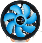 Устройство охлаждения(кулер) Aerocool Verkho 3 Plus Soc-AM5/AM4/1151/1200/1700 черный/синий 4-pin 18-27dB Al+Cu 125W 528gr Ret от магазина РЭССИ