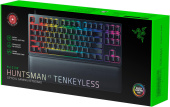 Клавиатура Razer Huntsman V2 TKL механическая черный USB for gamer LED (подставка для запястий) от магазина РЭССИ