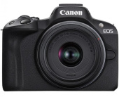 Фотоаппарат Canon EOS R50 черный 24.2Mpix 2.95" 4K WiFi RF-S 18-45mm IS STM LP-E17 (без объектива) от магазина РЭССИ