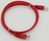 Патч-корд cat5E molded 1м красный RJ-45 (m)-RJ-45 (m) от магазина РЭССИ