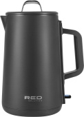 Чайник электрический Red Solution АМ102 1.5л. 1800Вт серый корпус: нерж.сталь/пластик от магазина РЭССИ