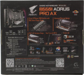 Материнская плата Gigabyte B550I AORUS PRO AX Soc-AM4 AMD B550 2xDDR4 mini-ITX AC`97 8ch(7.1) 2.5Gg RAID+HDMI+DP от магазина РЭССИ