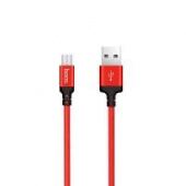 Кабель USB 2.0 hoco X14 AM/microBM красный 1м макс. ток 2 А от магазина РЭССИ