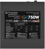 Блок питания Thermaltake ATX 750W Toughpower Grand RGB Sync 80+ gold (24+4+4pin) APFC 140mm fan color LED 9xSATA Cab Manag RTL от магазина РЭССИ